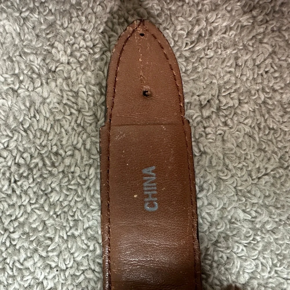 Orvis leather belt